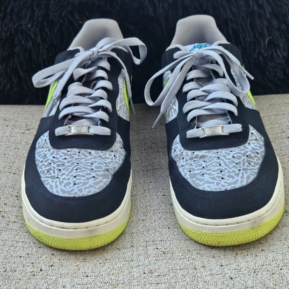 Nike Air Force 1 Men Sneaker Lace Up Shoes Multi Color Size 13US 12UK - Picture 3 of 10